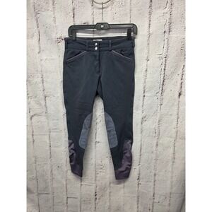 Dover Saddlery Breeches Women's 26 Blueish Gray Riding Equestrian Pants